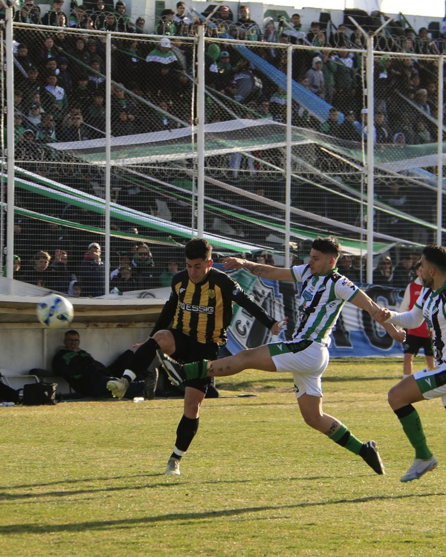 Santamarina viene de igualar en Bahía Blanca. (Foto de Pepo Ibarra).