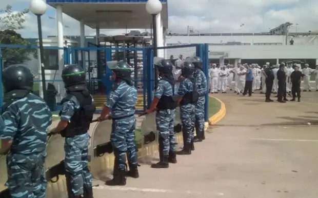 Paro en la plante de Unilever en Pilar 