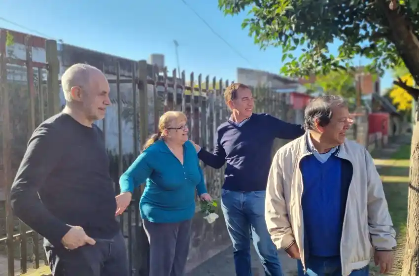 Con el eje en la inseguridad, Rodríguez Larreta y Santilli recorrieron La Matanza