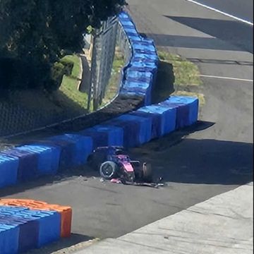 Fórmula 1: Franco Colapinto protagonizó un accidente durante las pruebas de neumáticos de Alpine en Hungría