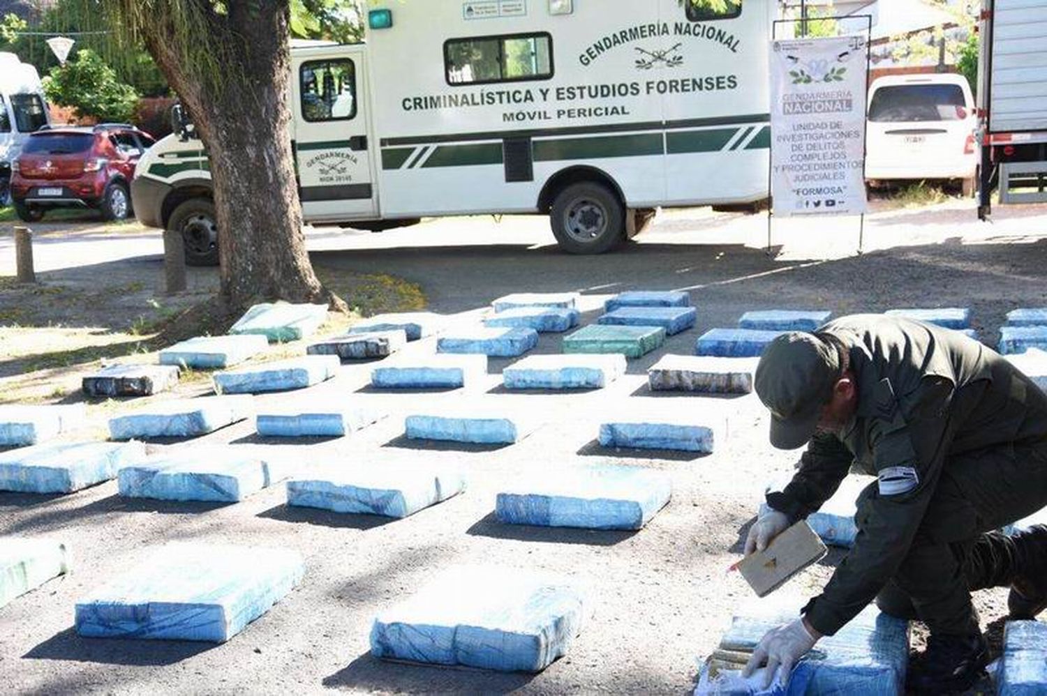 Camionero trasladaba más de 5 toneladas de 
marihuana ocultas en un cargamento de sésamo