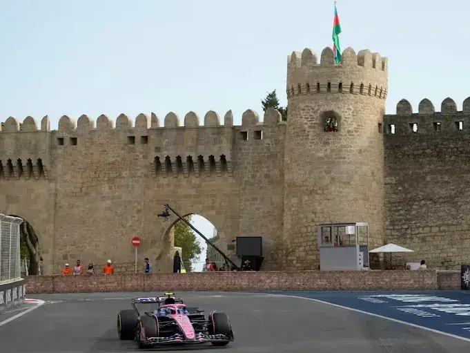 Se viene a partir dle jueves, el GP de Azerbaiyán en el circuito de Bakú. Foto:Alpine