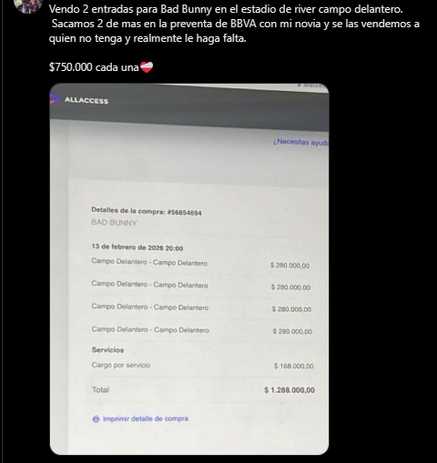 reventa de entradas