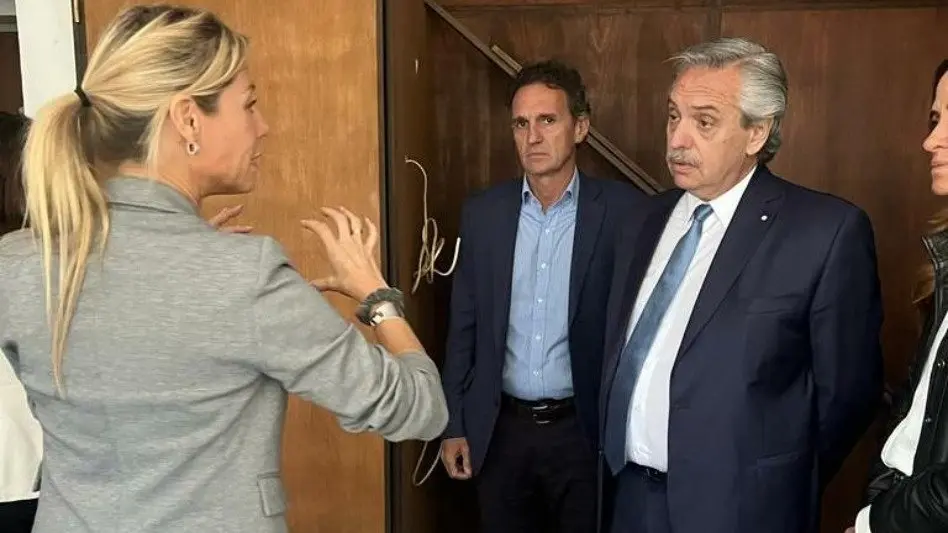 El Presidente visitó la Casa Puente: "le pedimos la compra de dos manzanas lindantes y un espacio para oficinas"