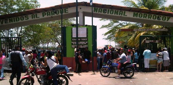 PARA PRESUNTA CORONAPARTY: habitantes del parque Morrocoy  se alzaron por ingreso de “turistas VIP”