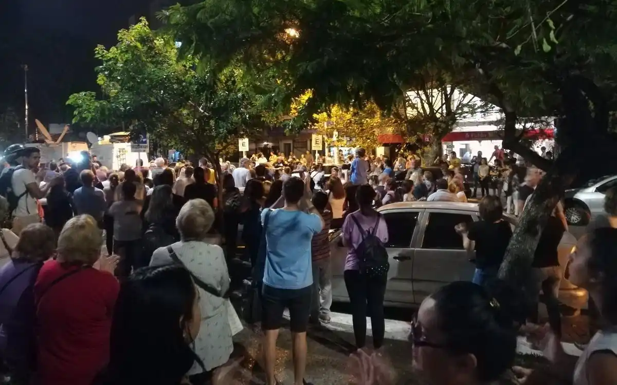 Tras los dos asesinatos, una multitud marchó para pedir seguridad en Tres de Febrero