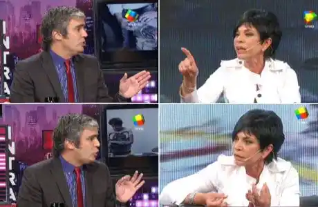 Mónica Gutiérrez y un fuerte cruce con Camilo García en Intratables: “¡Sos un chicanero!”