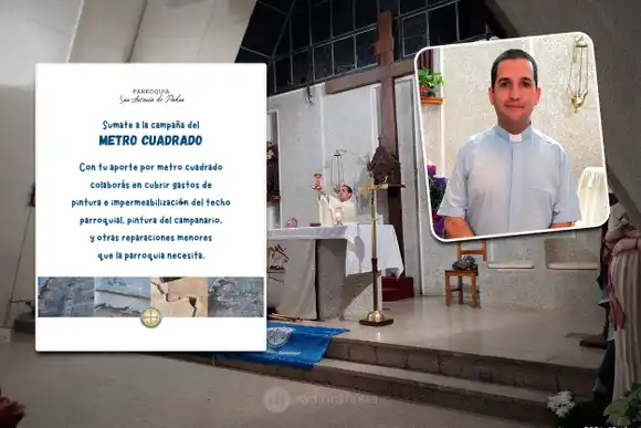 La parroquia San Antonio de Padua lanzó una campaña para reparar y preservar su templo principal