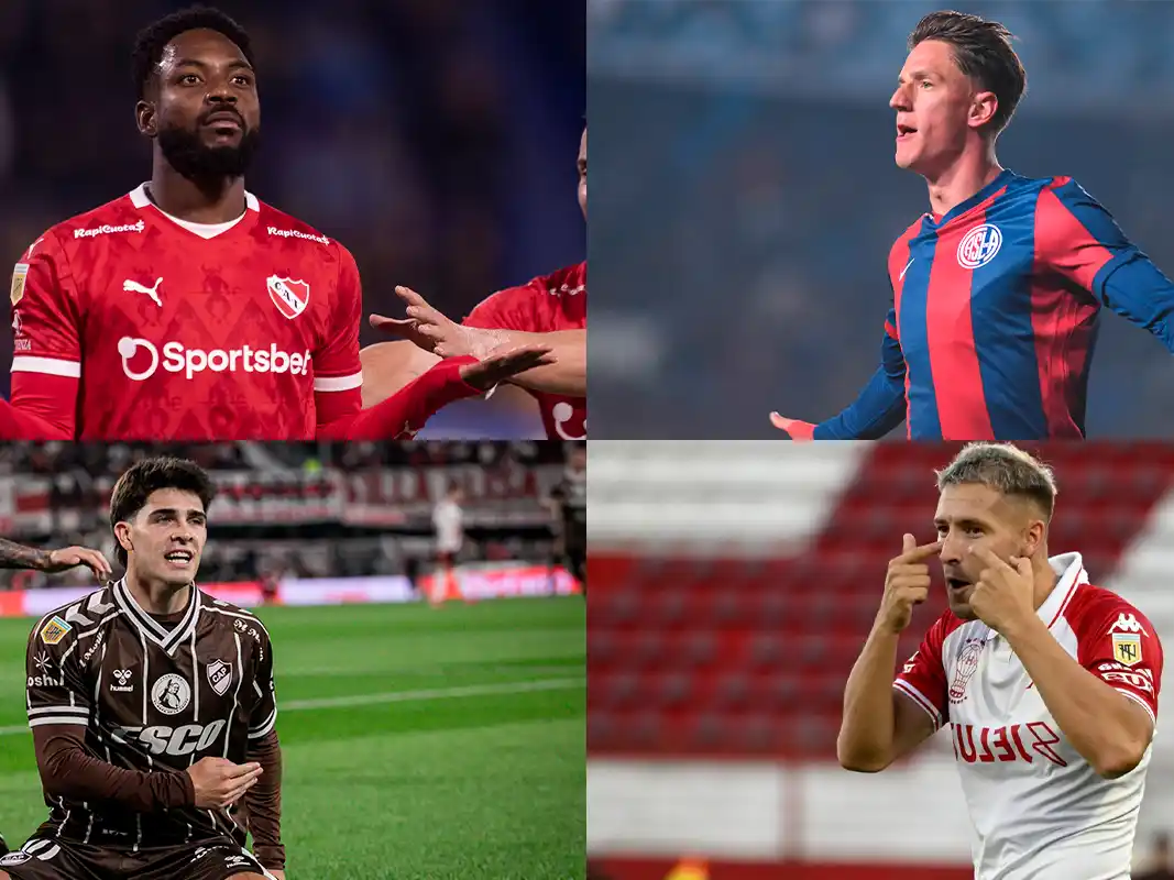 Angulo-Independiente, Vombergar-San Lorenzo, Taborda-Platense, Miljevic-Huracán.