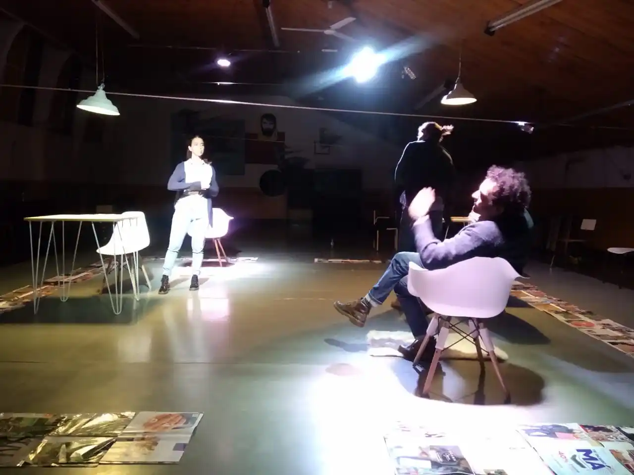 Ultima función de la obra teatral “Lo que te da terror”