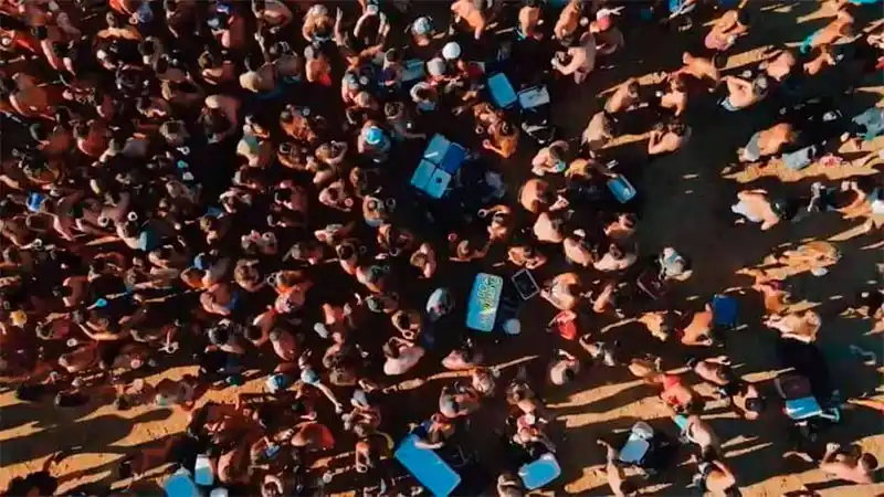 Paraná también fue centro de aglomeración de jóvenes: las fotos