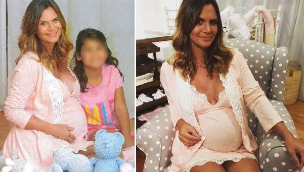 Nació Roque: Amalia Granata fue mamá
