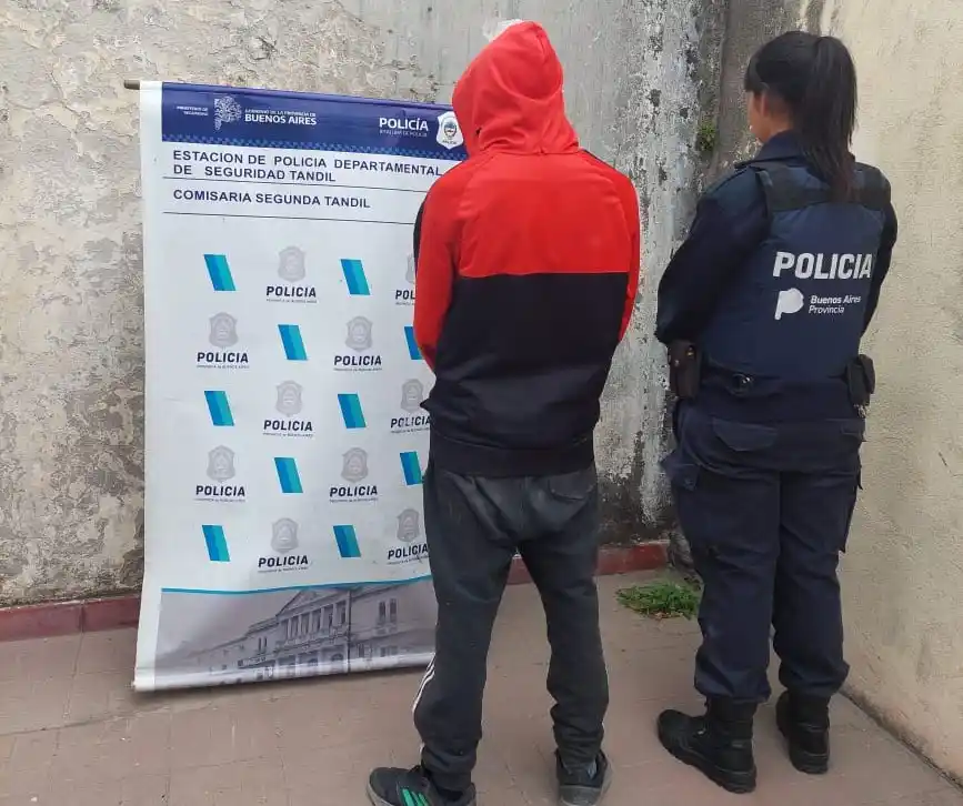 Aprehendieron a dos jóvenes que estaban robando cables telefónicos