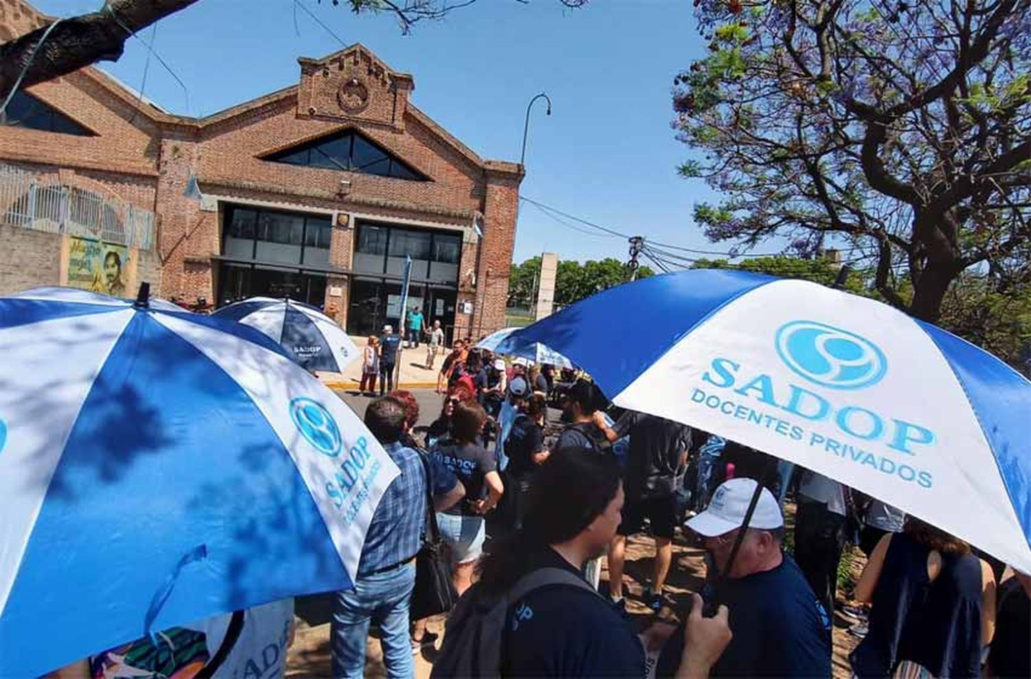 Docentes se manifestaron en contra del Ministerio de Educación: «Las cosas más insólitas a nivel educativo pasan en esta provincia»