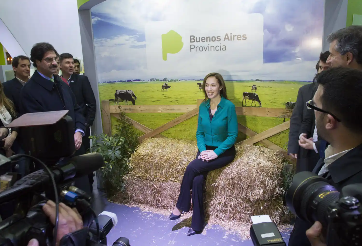 Vidal en la Rural: "trabajamos juntos para darle más empleo a la gente"