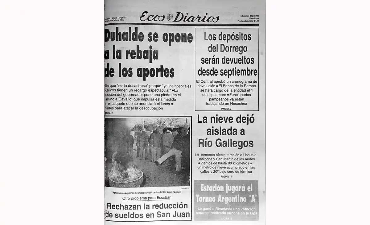 Viernes 28 de julio de 1995