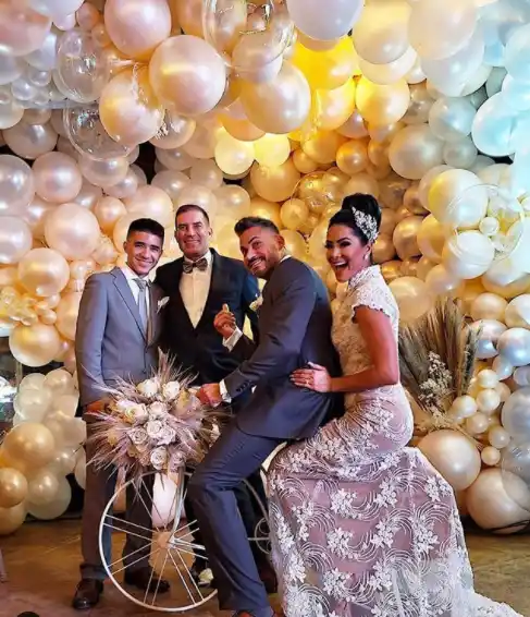 Norkys Batista con sus seres queridos. Foto: Instagram