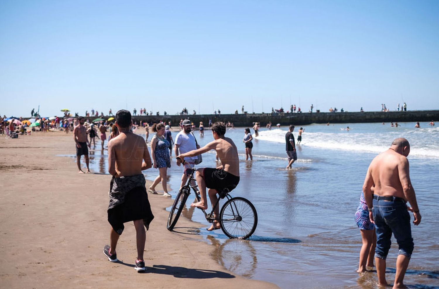 La playa sigue siendo el principal atractivo de la semana