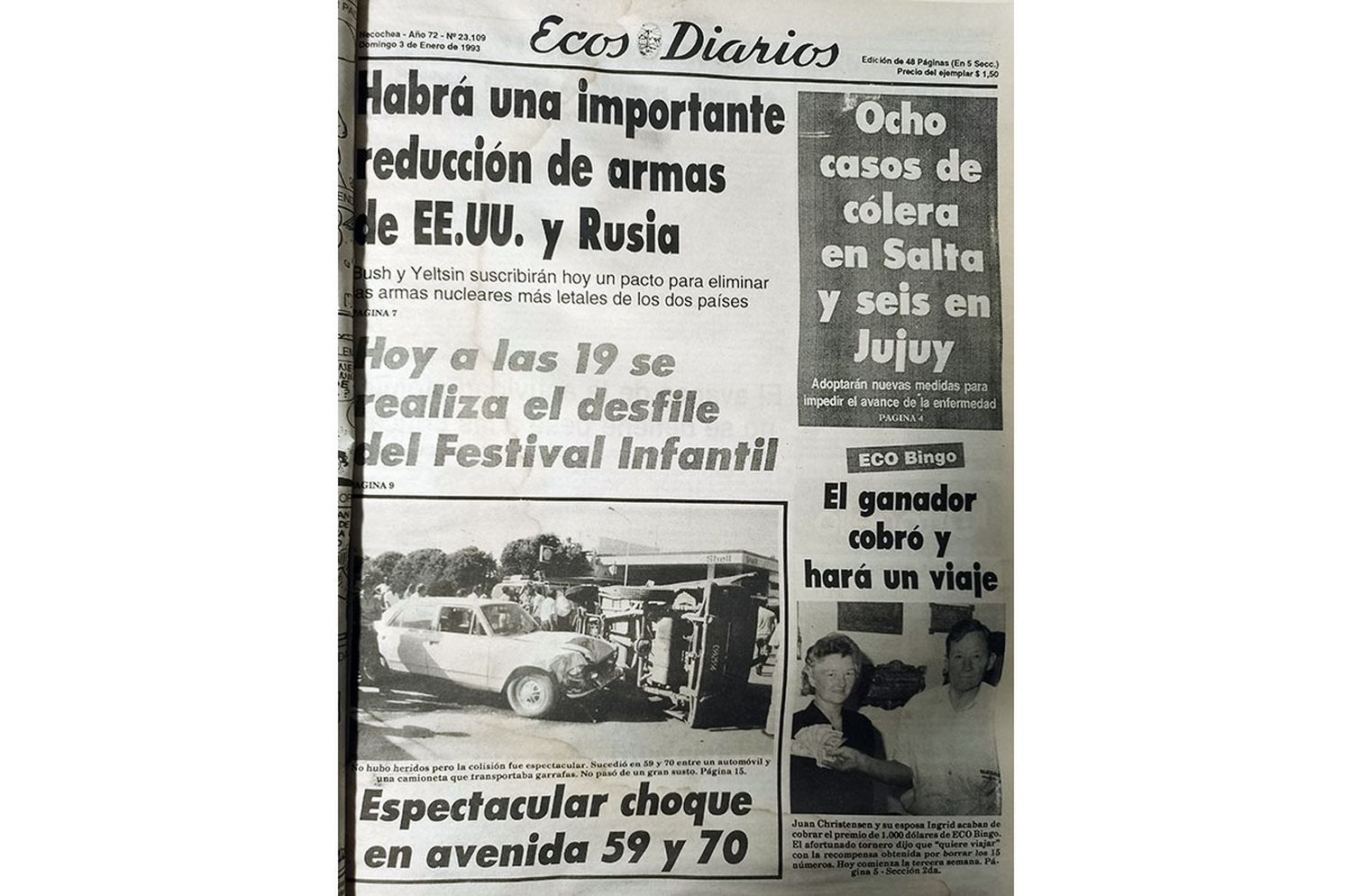Domingo 3 de enero de 1993