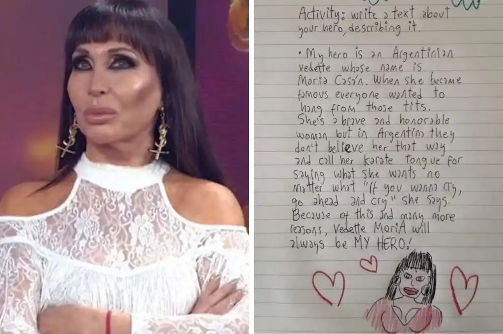 Increíble: niña canadiense le escribió una carta a Moria Casán