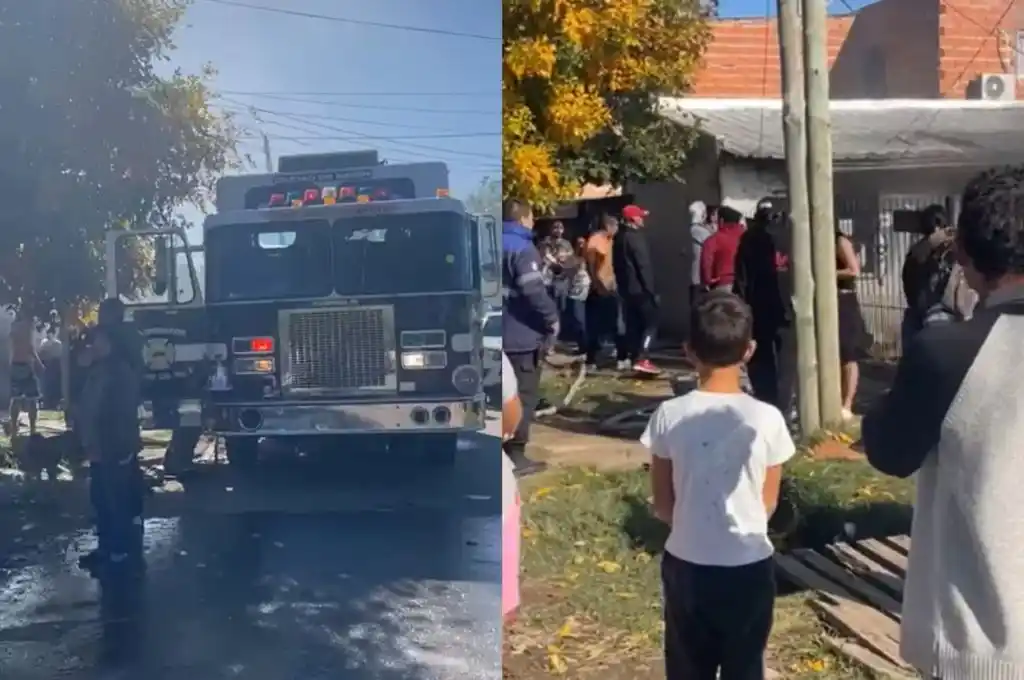 Trágico incendio en Escobar: murió un bebé de un año y una nena de tres