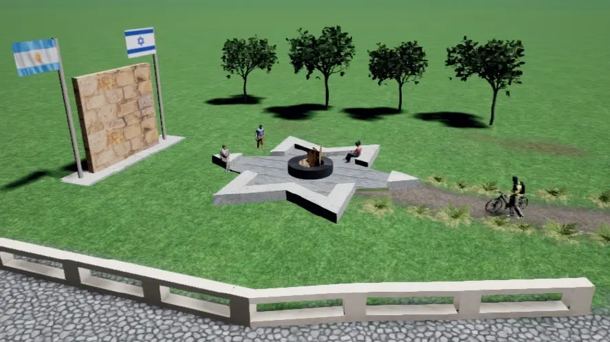 Plazoleta “Estado de Israel”: Un proyecto que avanza