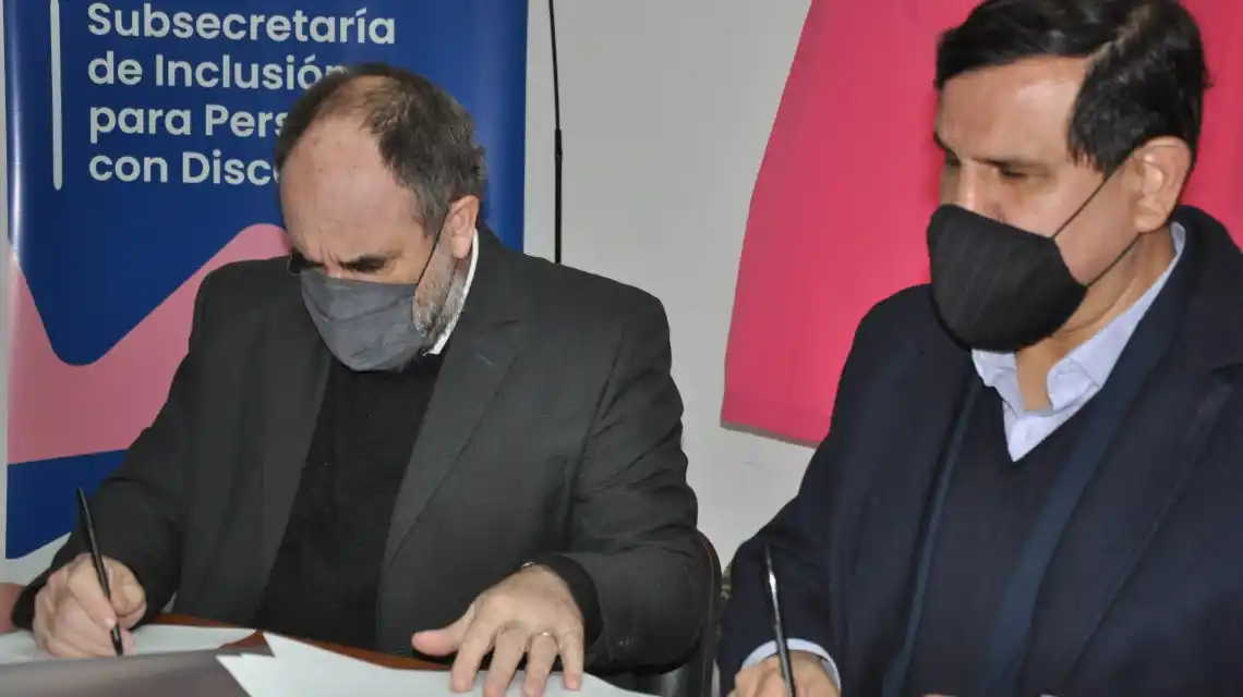La provincia recibió al director de la Agencia Nacional de Discapacidad