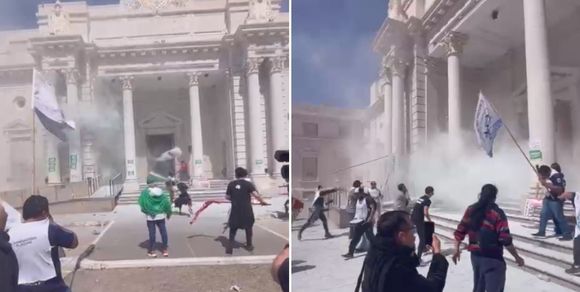 Detuvieron a representantes sindicales por los incidentes en Legislatura por la reforma previsional