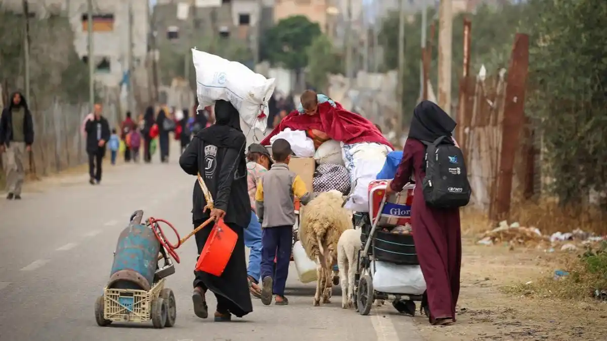 AMENAZA DE ISRAEL sobre Rafah causa la huida de más de 100.000 personas