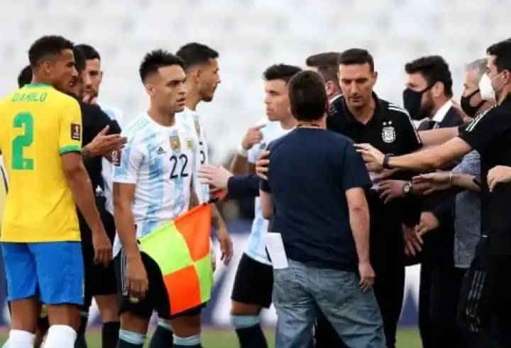 Escándalo por la suspensión del clásico Brasil-Argentina