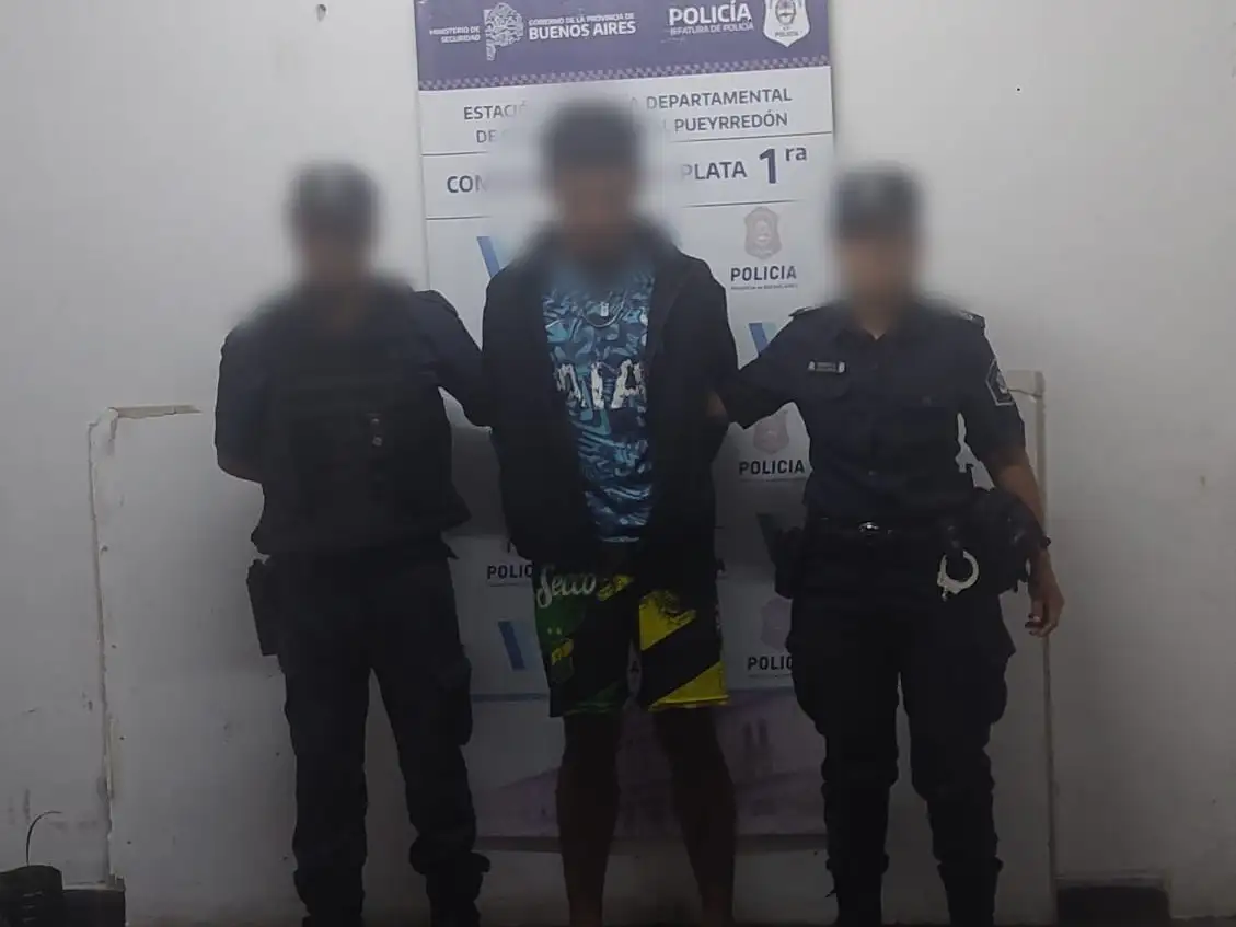 El aprehendido fue captado ingresando al comercio, luego de forzar la reja.