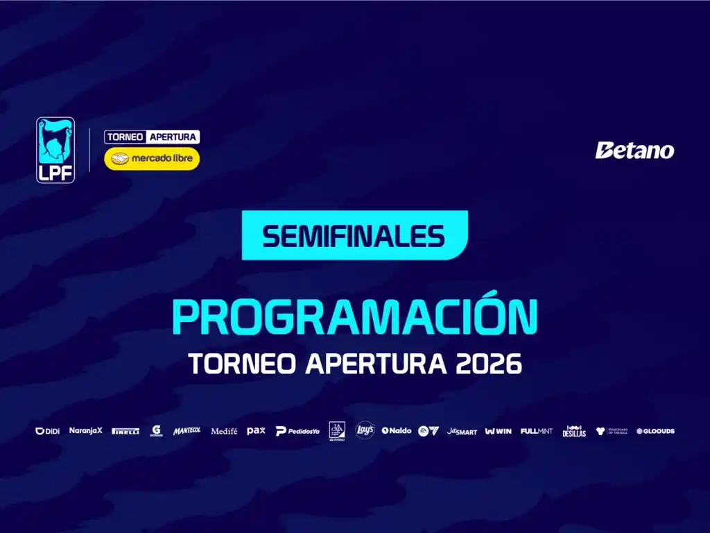 Sábado y domingo en Nuñez y La Paternal , se jugaran las semifinales del Apertura. Foto :LPF
