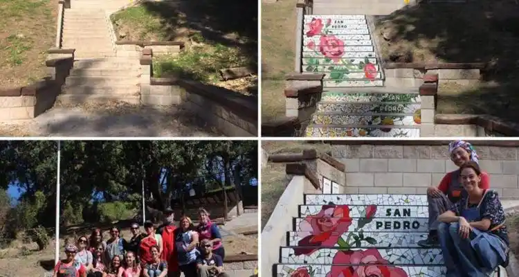 Un nuevo tramo de la Escalera de las Flores