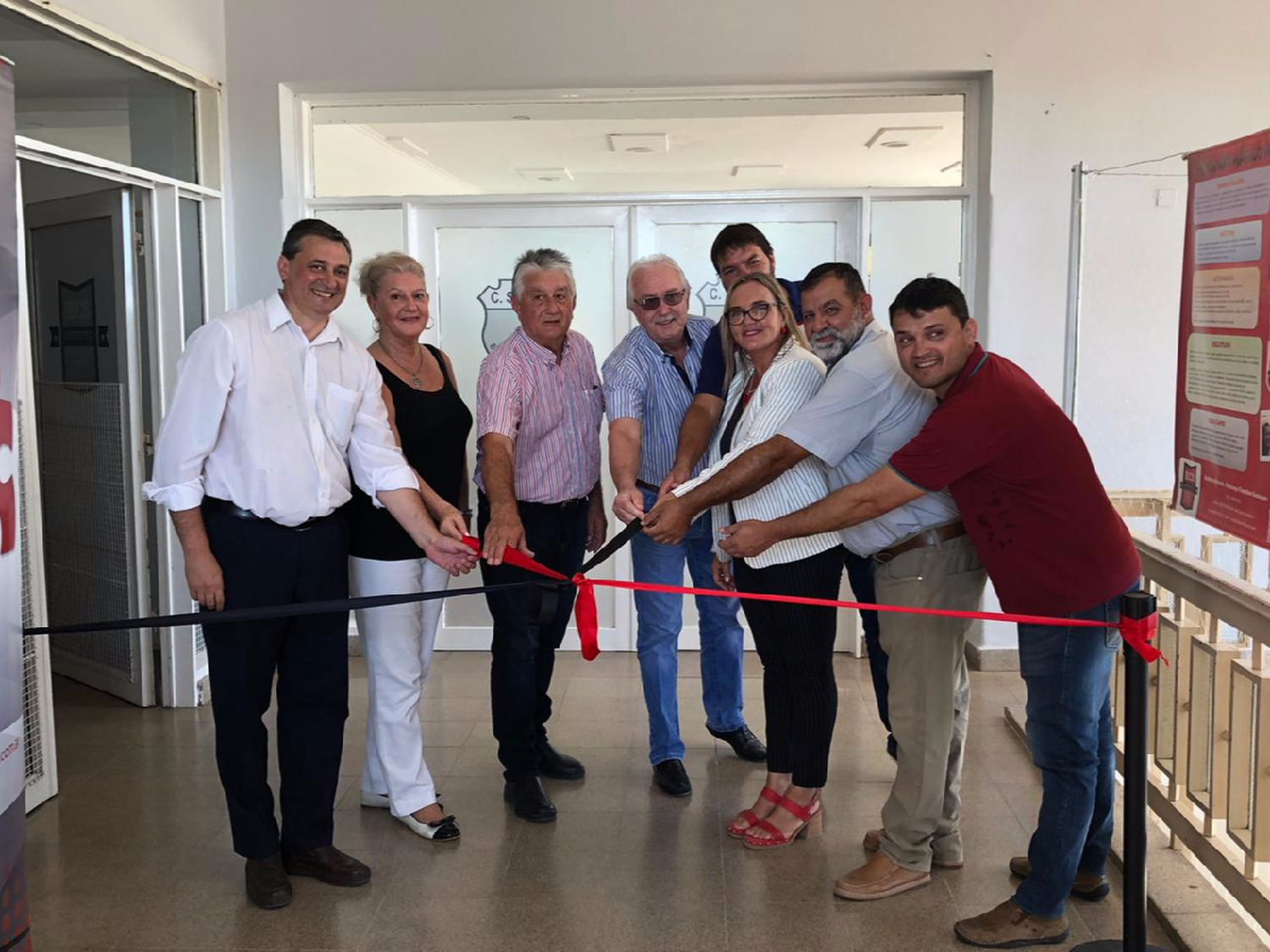 Brinkmann abrió el ciclo lectivo con inauguración de aulas