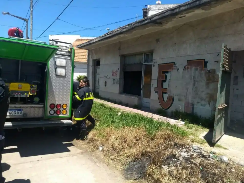 Incendio en un inmueble
