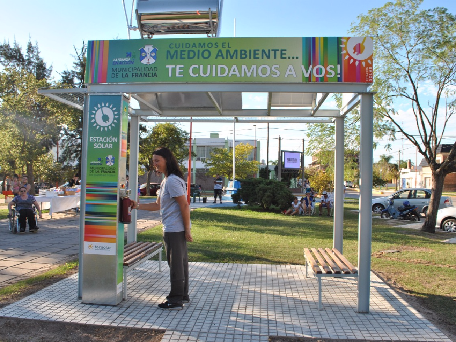 La Francia tiene la primera estación solar de San Justo 