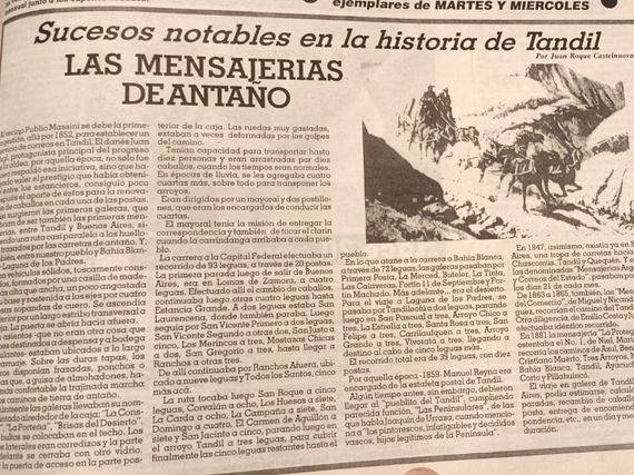 Las mensajerías de antaño