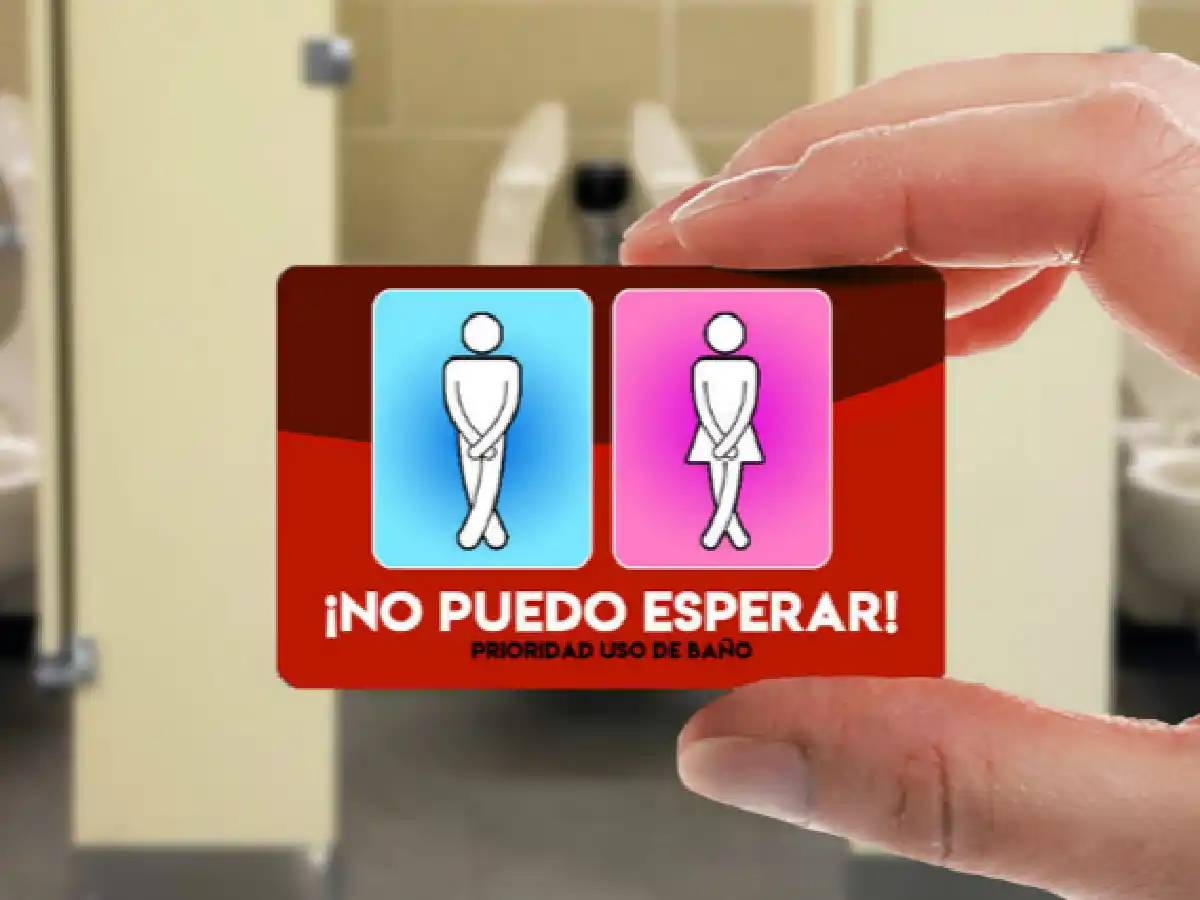 "No puedo esperar", un carné da prioridad para ir al baño en Rosario