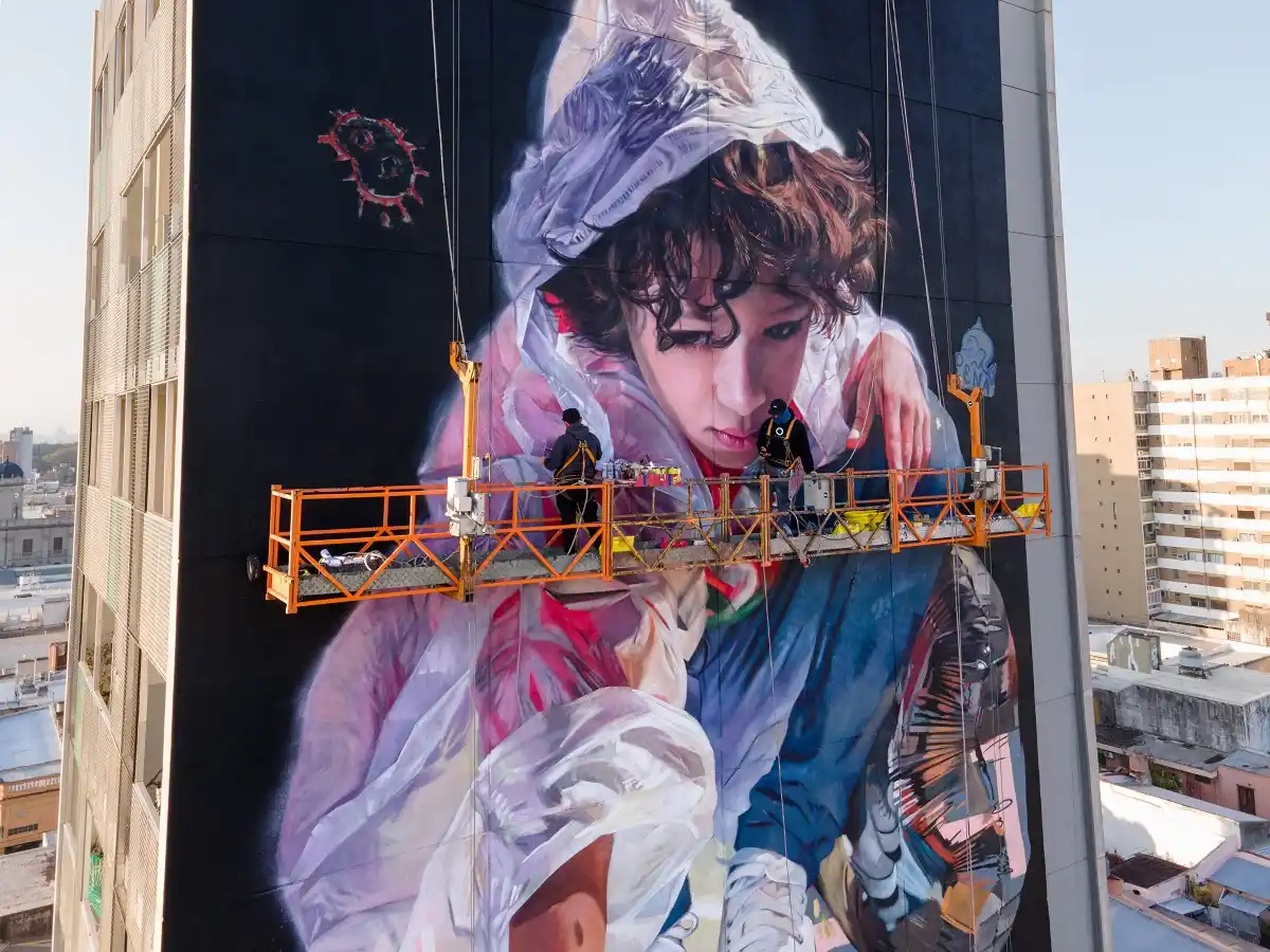 Un mural de San Nicolás fue elegido entre los mejores del mundo