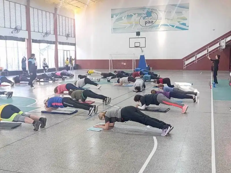 El gimnasio terapéutico dicta
sus clases con normalidad