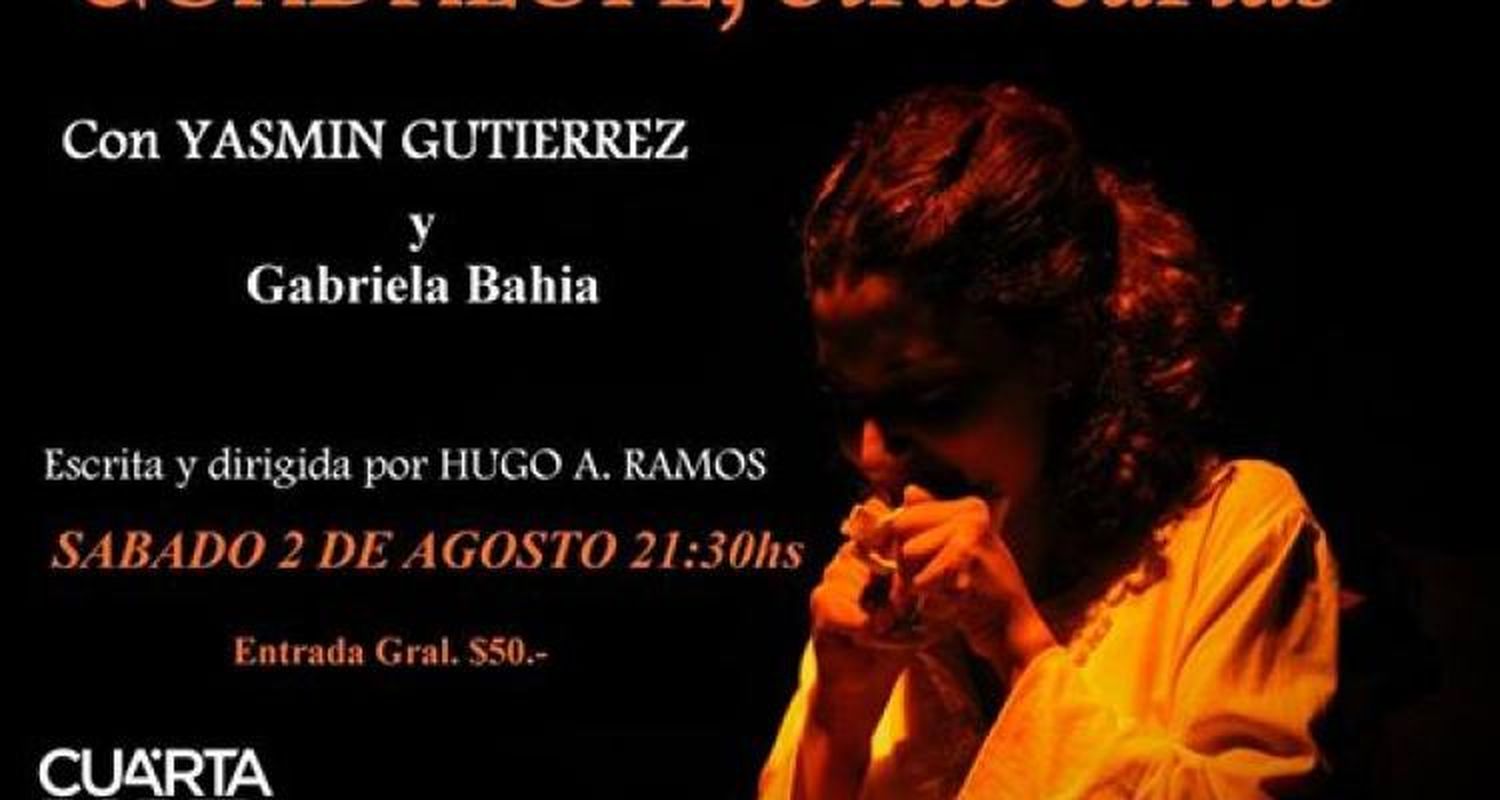 “Guadalupe, otras cartas”, hoy en Cuarta Pared