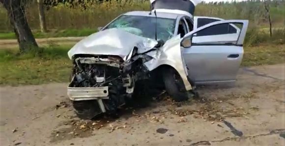 Trasladaron al hospital de San Nicolás al detenido por pirata del asfalto que chocó en ruta 191