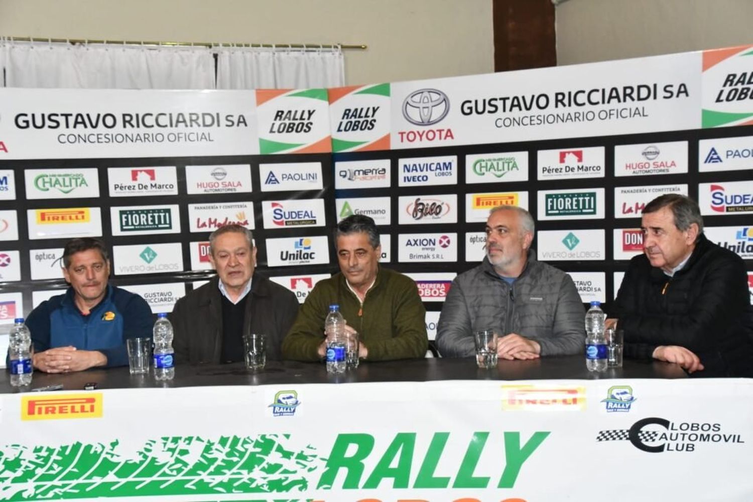 Primera visita del Rally Mar y Sierras en Lobos