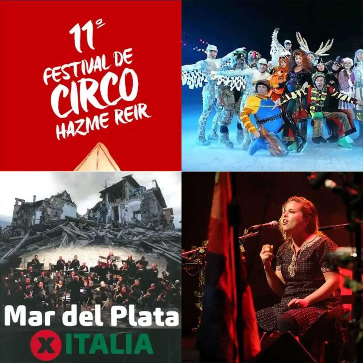 Agenda de espectáculos para el fin de semana