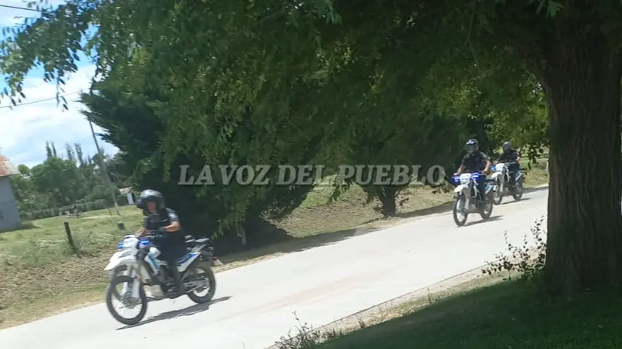 Operativo en Micaela Cascallares