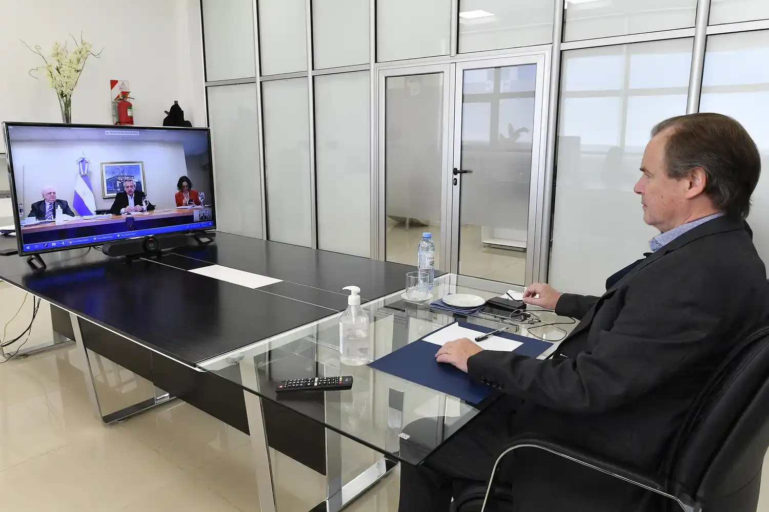 En diálogo con Alberto Fernández, Bordet destacó el trabajo de los intendentes 