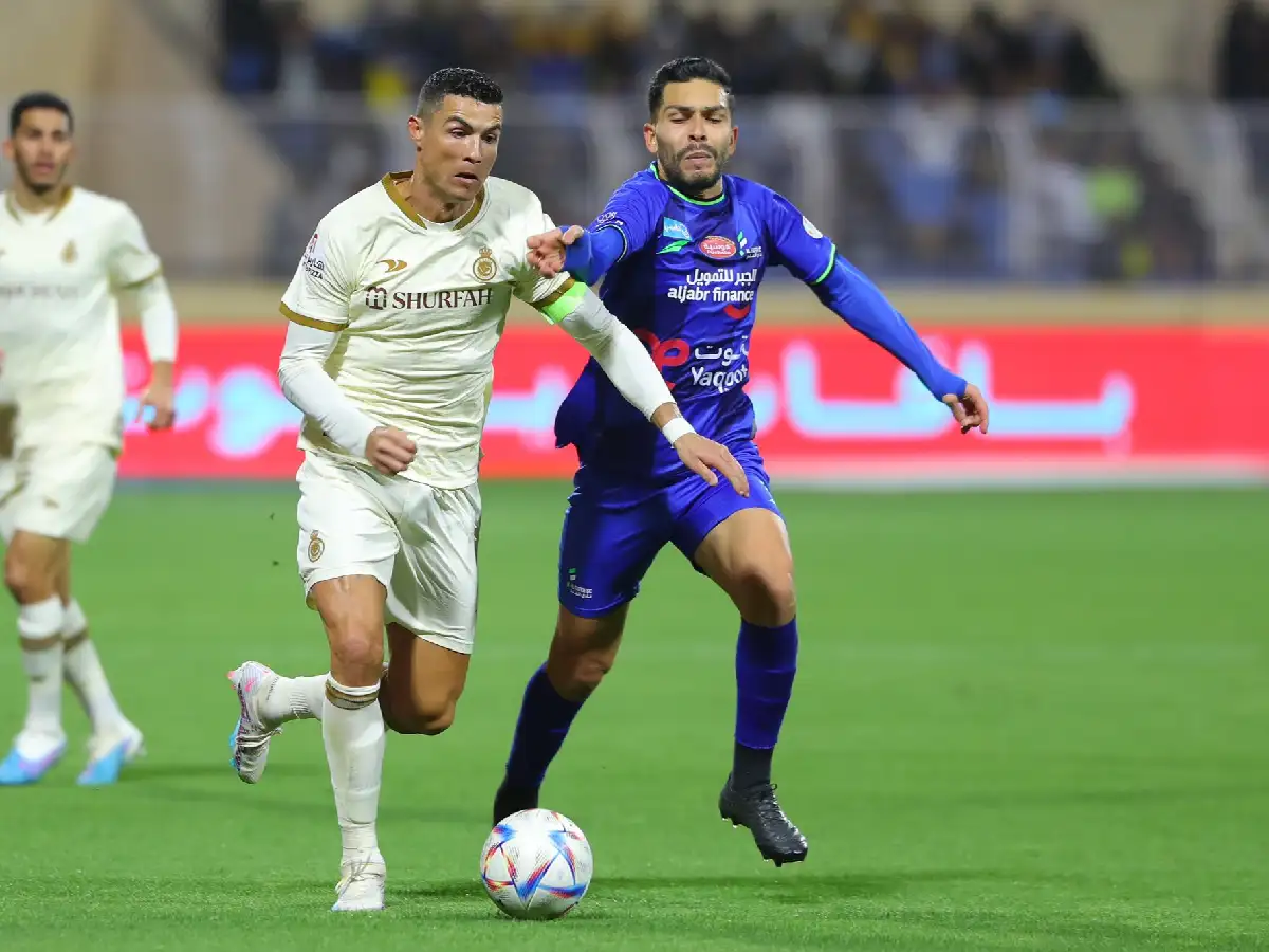 Primer gol de Cristiano Ronaldo en Arabia Saudita 