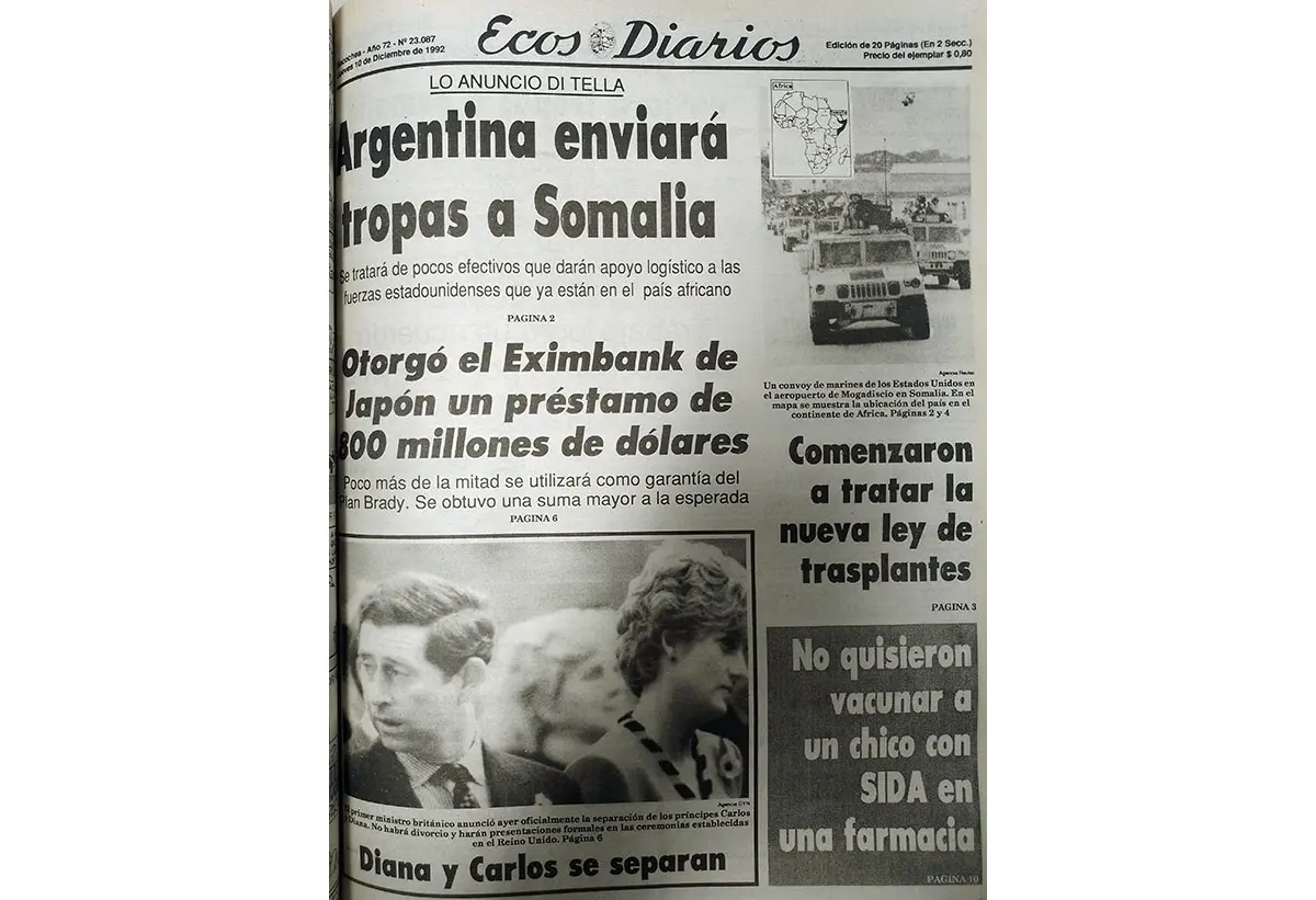 Jueves 10 de diciembre de 1992