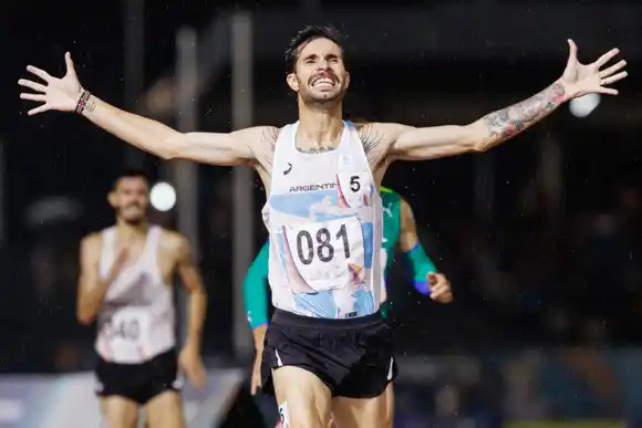 Federico Bruno volvió a ganar en los Juegos Odesur en Paraguay