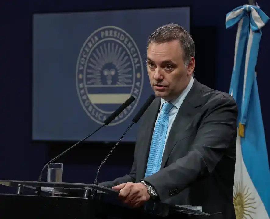 Manuel Adorni, jefe de Gabinete de la Nación.